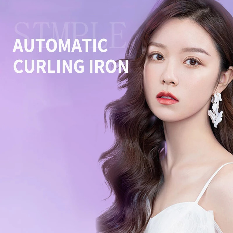 Automatic Curling Iron 32 mm Big Roll Anion Ceramic Hair Curler 4-Speed Adjustable Fast Heating Styling Tools