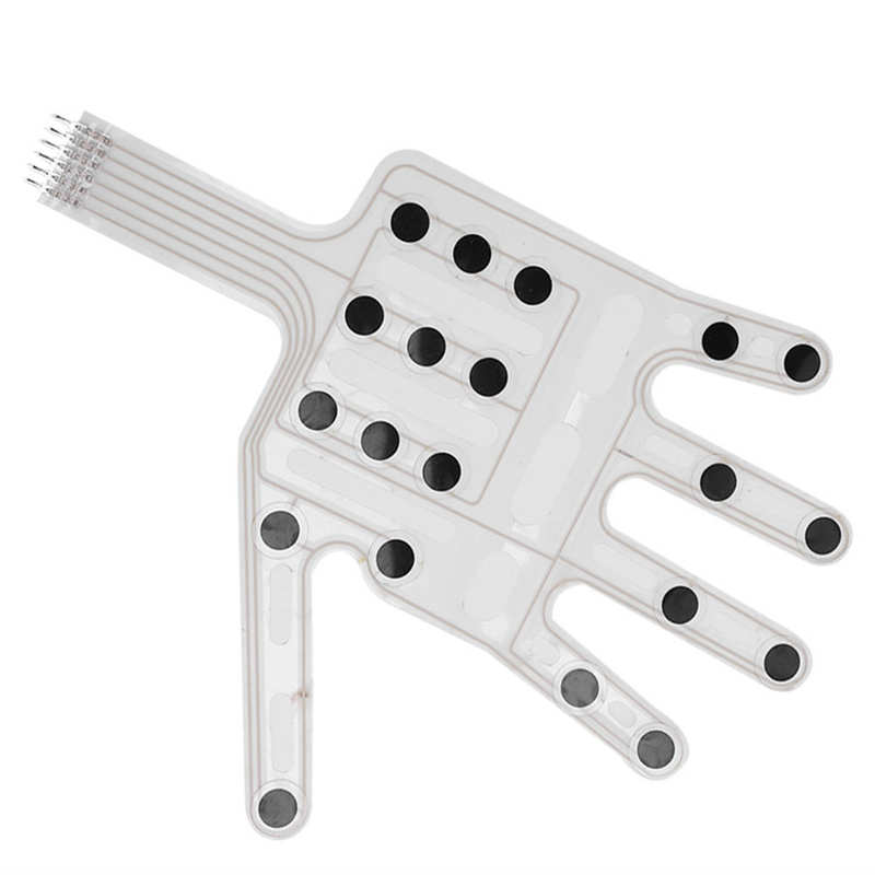 ZNS-01 Thin Film Pressure Sensor Hand Pressure Sensor Flexible Resistive Plastic Glove Type Left Hand