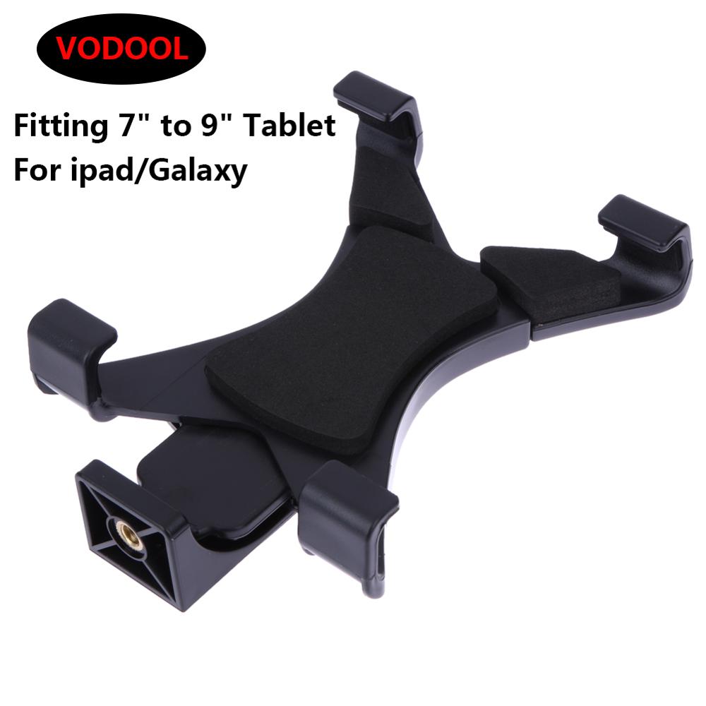 7.87 "-9" universel tablette trépied montage pince en plastique pince support support 1/4 "trépied montage pour iPad 2/3/4 Galaxy tablette