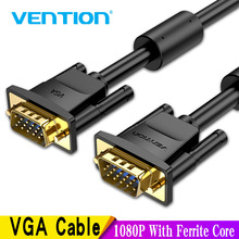 Ventie VGA Kabel VGA Male naar Male Kabel 1080P 1m 1.5m 5m 10m 20m cabo 15 Pin Cord Draad voor Computer Monitor Projector VGA Kabel