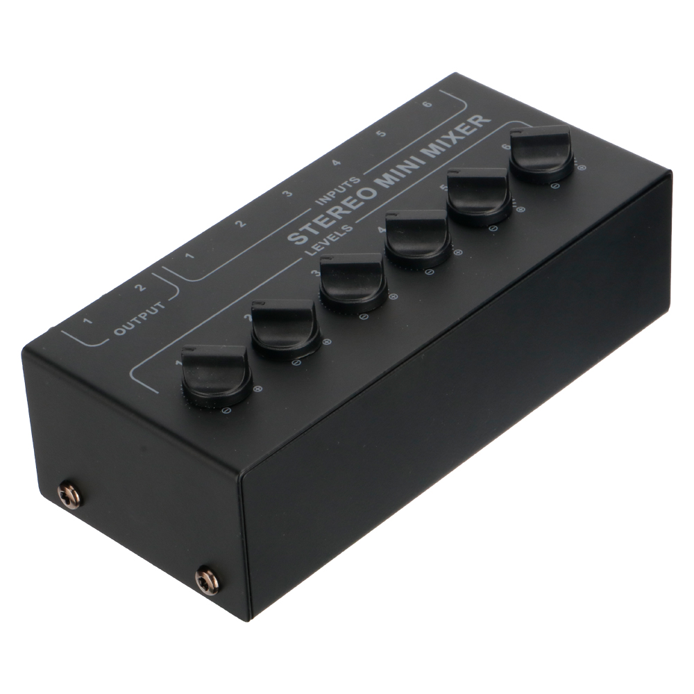 CX600 mini stereo 6-channel passive mixer multi-channel mixer audio for live and studio use for Live and Studio