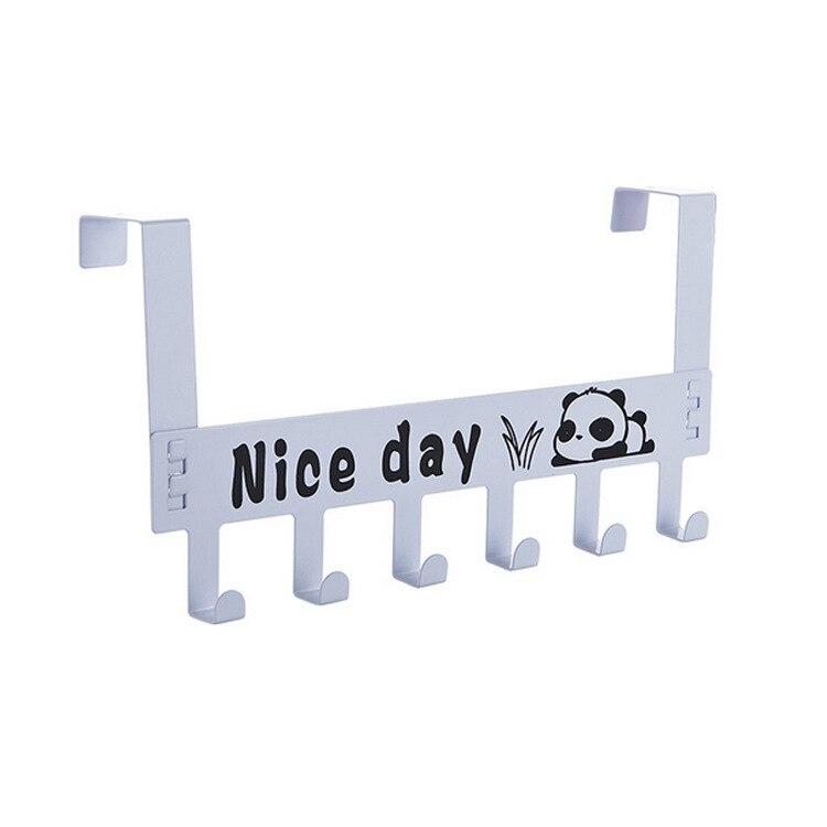 Gancho adhesivo desmontable de incógnito para puerta, gancho para abrigos, dibujos creativos, montado en la pared, colgador para puerta