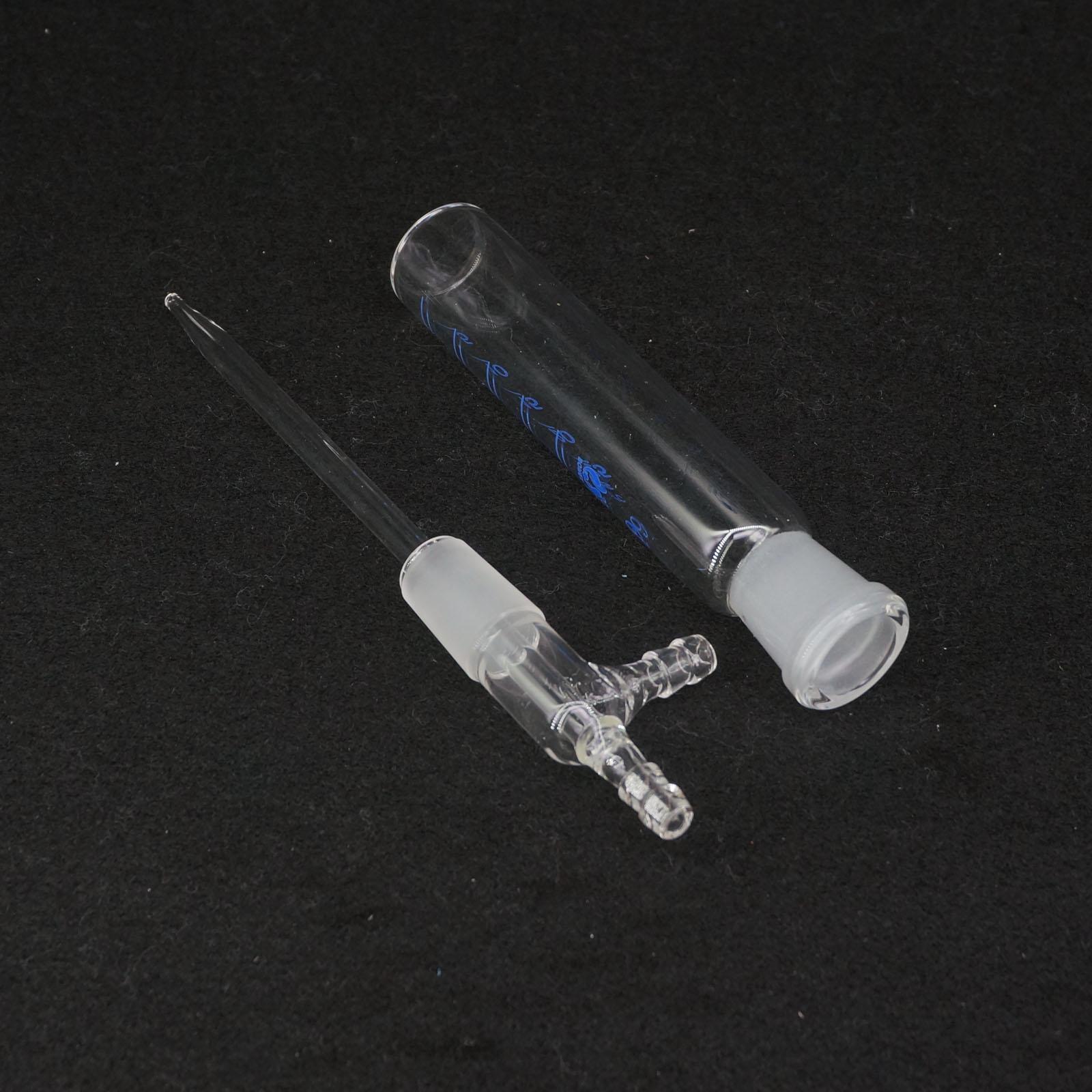 25ml Gas Sampling Tube Glinsky Absorber Bottle Apparatus Chemi Lab Glassware
