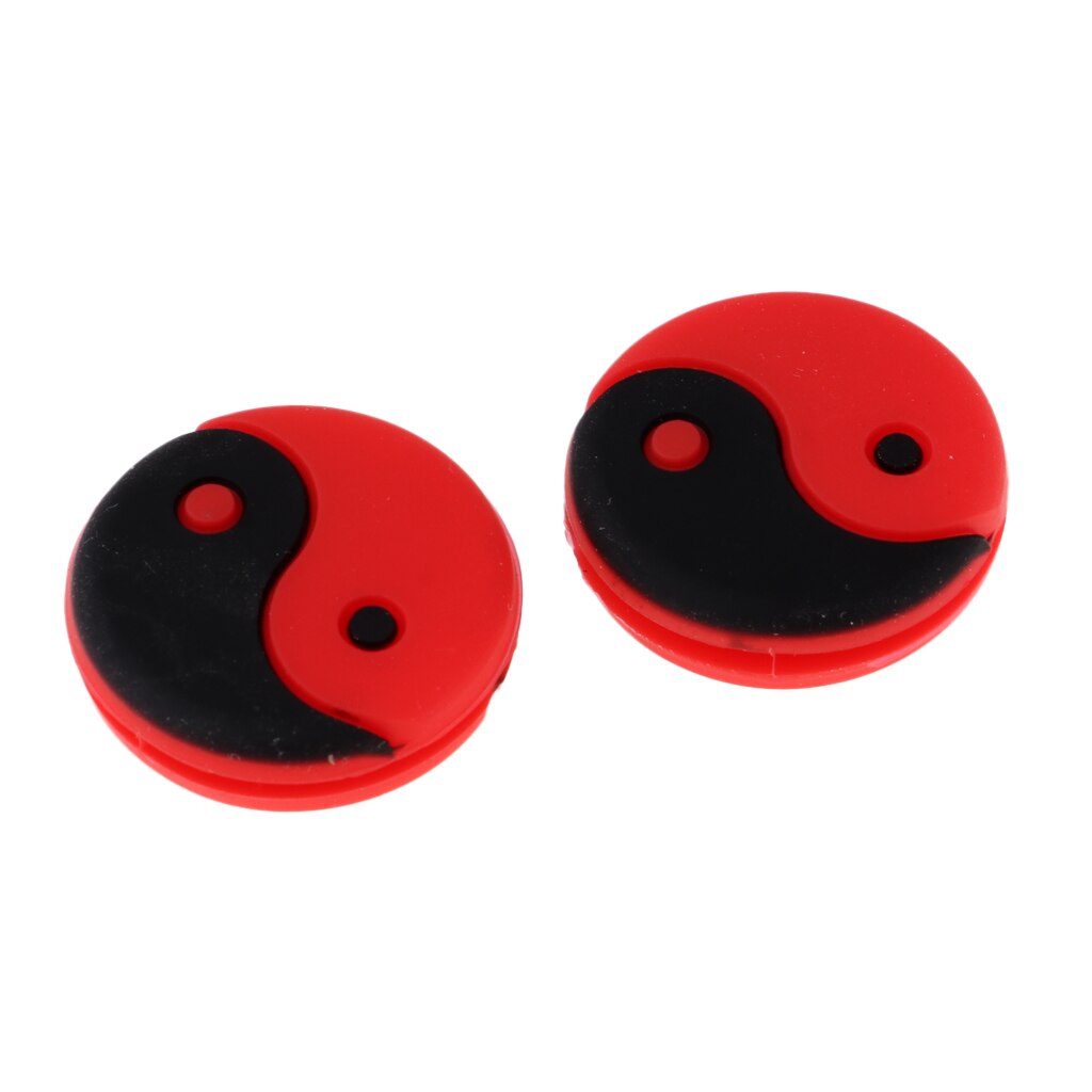 Sunnimix 2 Pieces Tai Chi Tennis Racquet Shock Absorber Shockproof Vibration Dampeners Damper