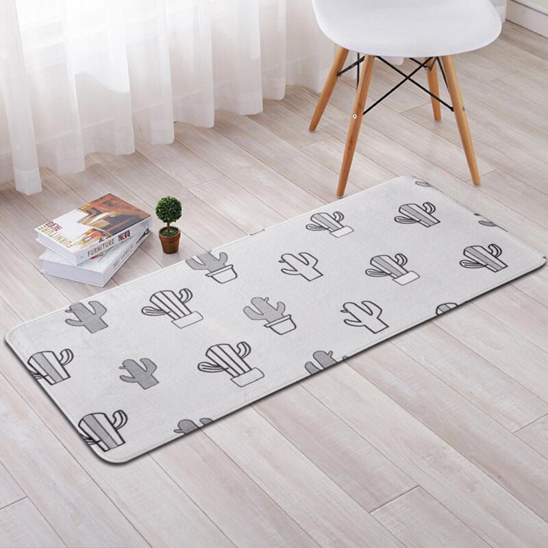Tapis de cuisine moderne antidérapant imprimé de Cactus | Tapis antidérapant de salle de bains, salon, balcon, moins cher, paillasson de bain, tapis de chambre à coucher