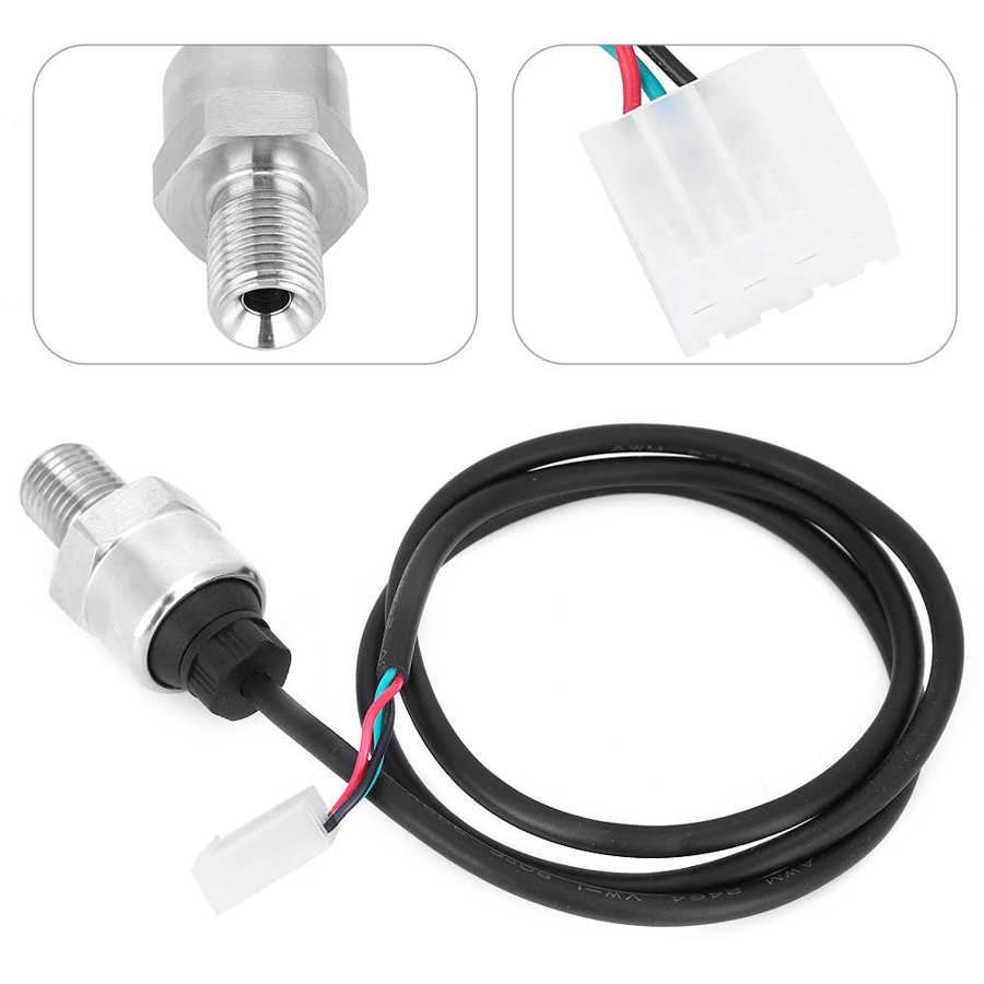 Pressure Transmitter Sensor Air/Water Compressors Industrial Equipment G1/4 DC5V 0-0.8Mpa Pressure Transducer