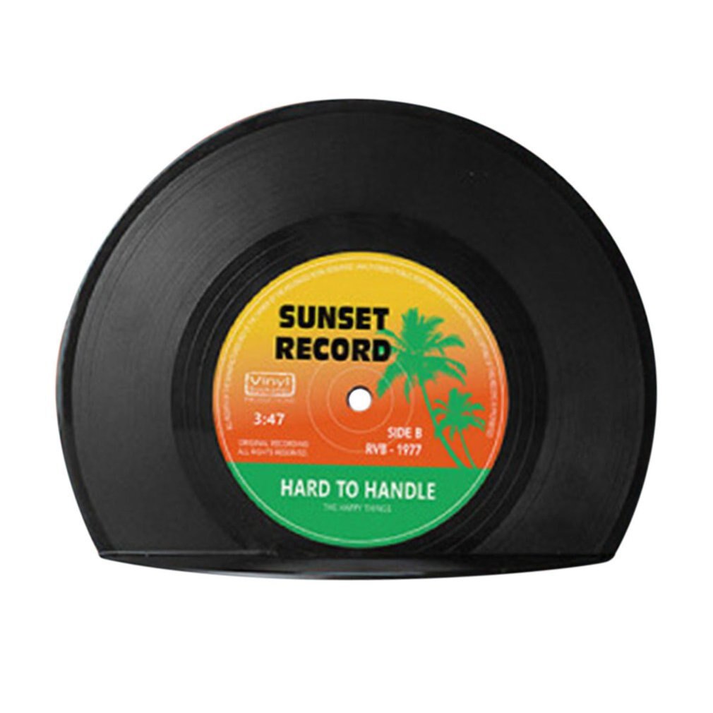 1 Pair Record Bookend Plastic Unique easy to use and practical