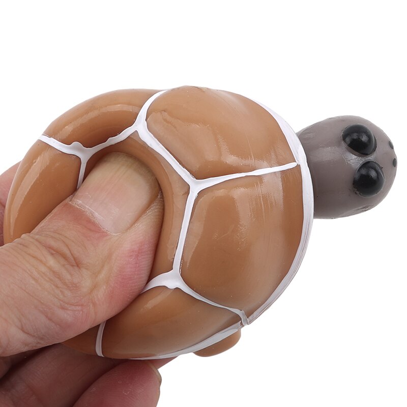 Cute Tortoise Telescopic Head Keychain Cartoon Turtle Key Ring Anti Stress Squeeze Toys Funny Vent Toy Random Color