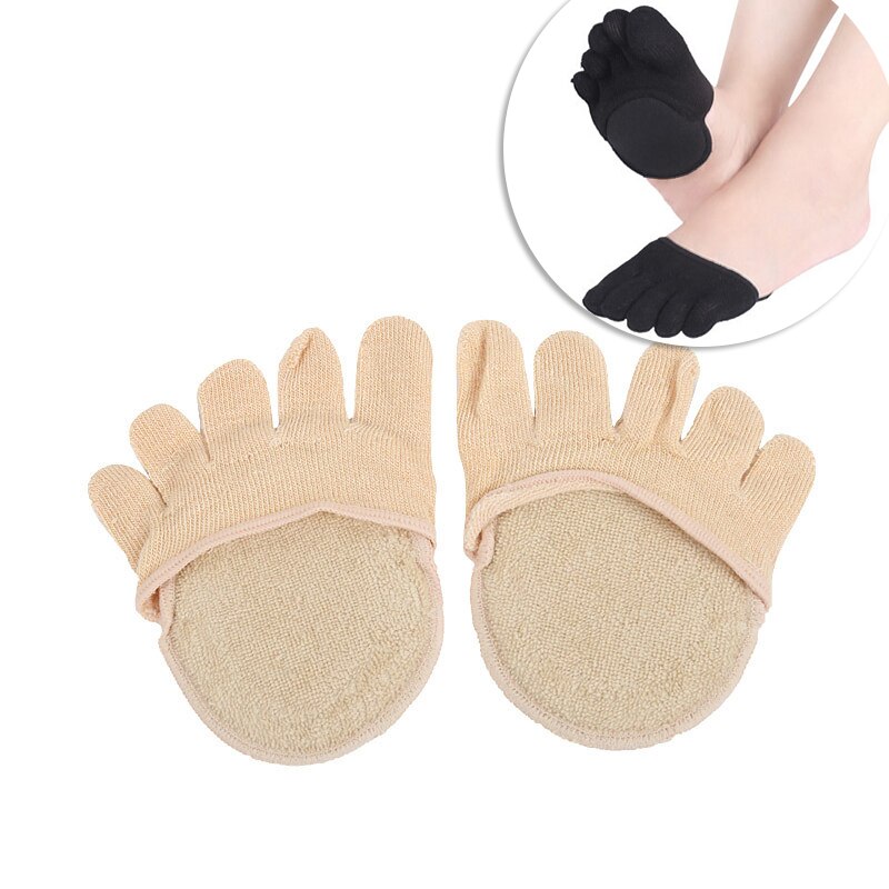 Silicone Bunion Corrector Gel Pad Stretch Nylon Hallux Valgus Protector Guard Toe Separator Orthopedic Pedicure Socks Feet Care: 1Pair style K