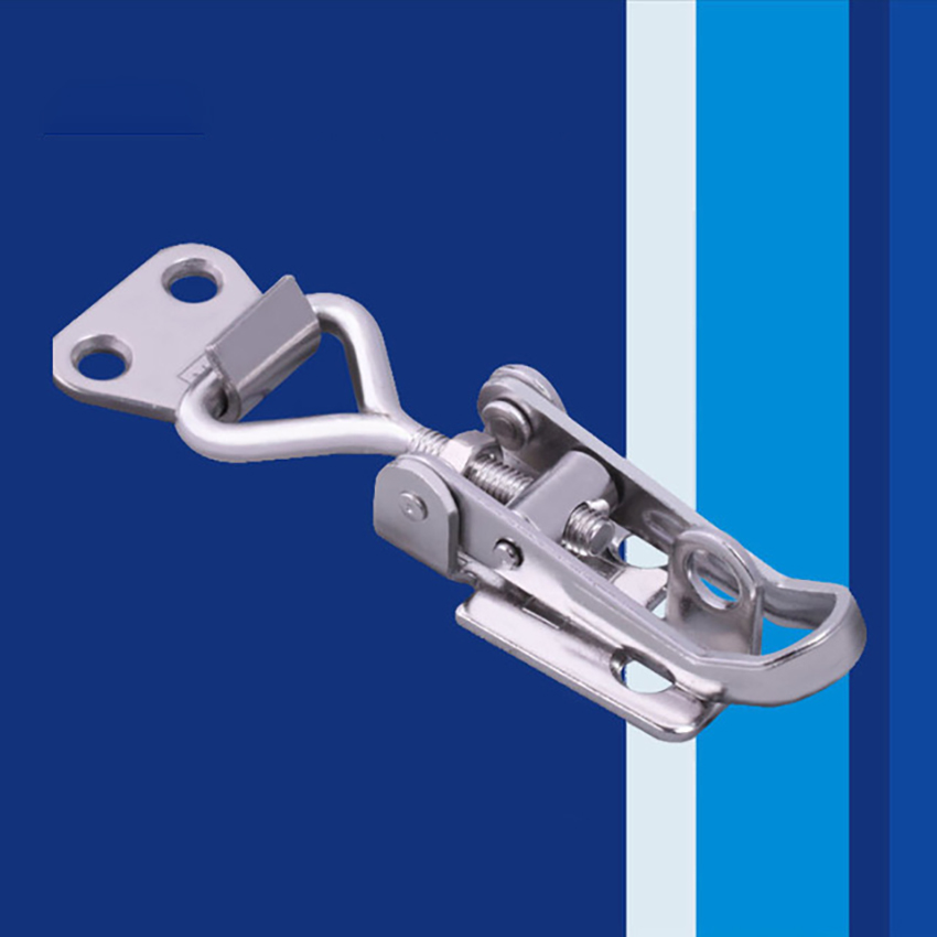 Stainless Steel Hasp Hinge Adjustable Screw Rod Hasp Sealed Box Hasp Buckle Fastener For Mechanical Instruments Equipment, Ships