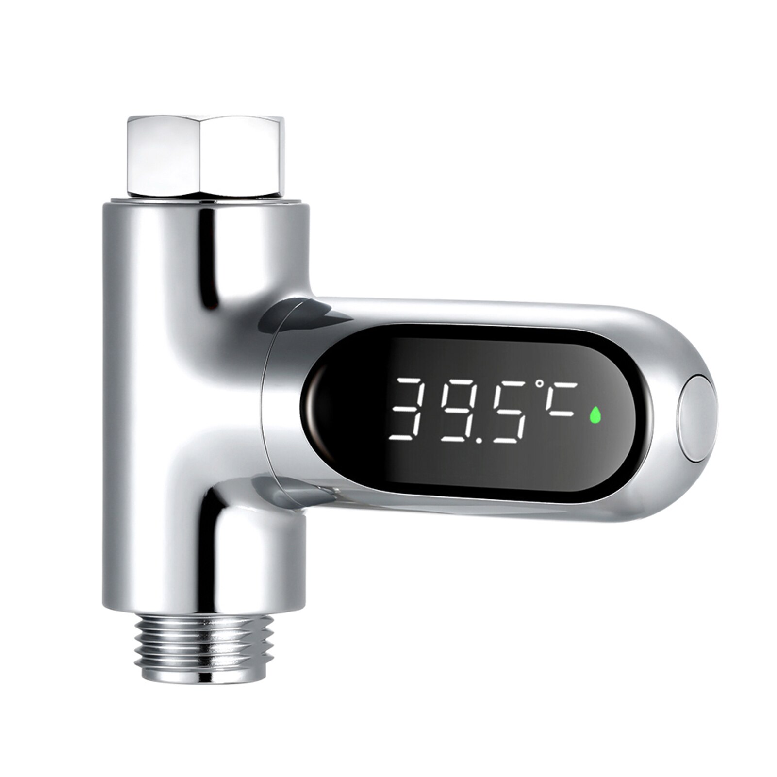 LED Display Water Meter Digital Shower Thermometer Bath Temperature Monitor Water-temperature Measuring Instrument 5~85℃ Range