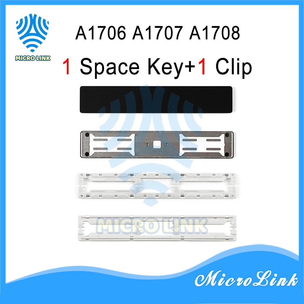 Laptop A1706 A1707 A1708 Keyboard Space Bar Key Cap Keys Keycap w/ Clip Scissor Hinge for Macbook Pro Retina 13&quot; 15&quot; 2