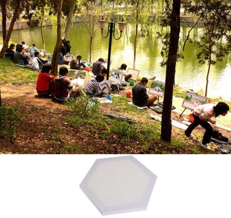 Hexagon Wood Framed Artist Blank Art Canvas Boards For Acrylic Oil Painting