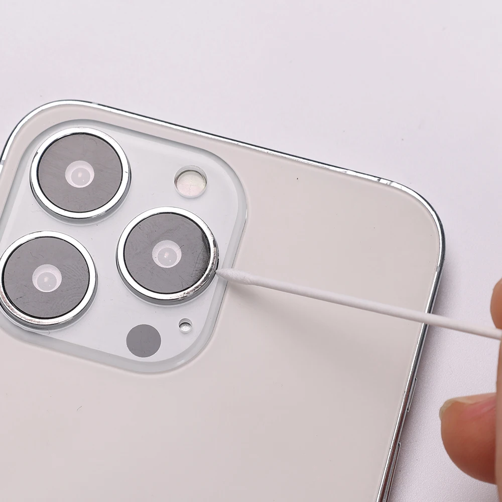 Hisopo de limpieza desechable sin polvo de algodón para AirPods, auriculares, teclado, puerto de carga de teléfono, limpiador para iPhone y Samsung