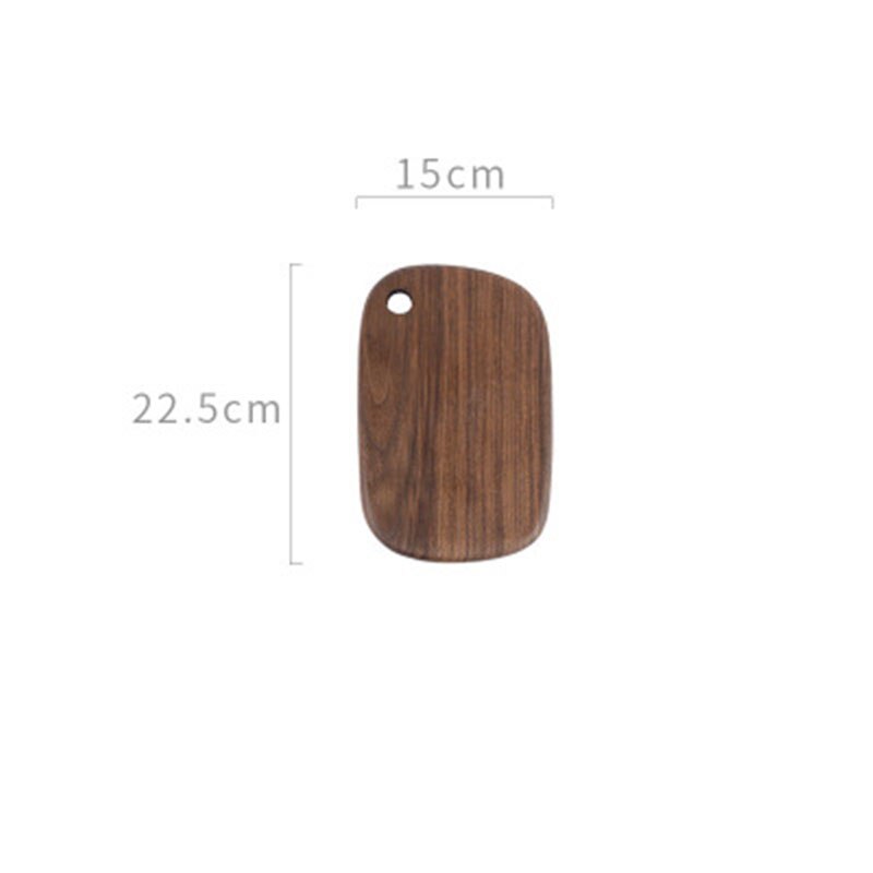 Chopping Boards Solid Wood Cutting Board Black Walnut Pizza Board Wood Steak Bread Board Cutting Vegetables Fruit Tabla De Corte: Red