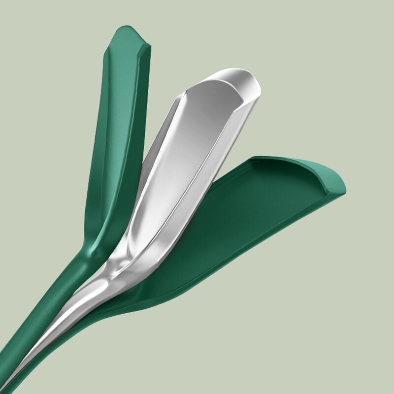 Food Grade Silicone Cooking Spoon Nonstick Heat-Resistant Flexible Wok Spatula Colander Rice Scoop Kitchen Cooking Tools