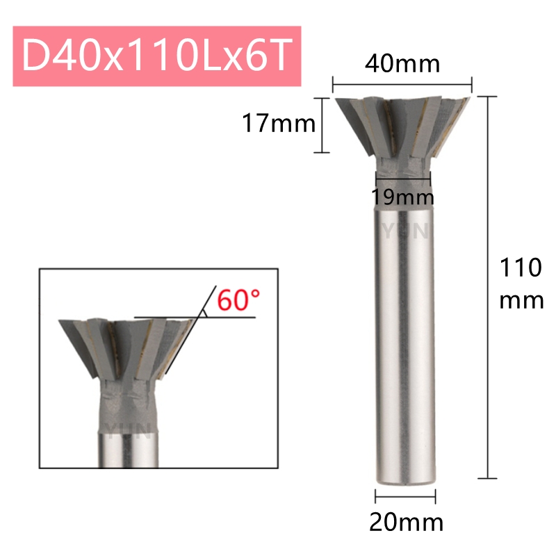 Dovetail Milling Cutter 45 Angle 60 Angle T-slot Milling Cutter Welding Insert Tungsten Carbide Tools CNC Machine Tool 12-60mm: 28mm