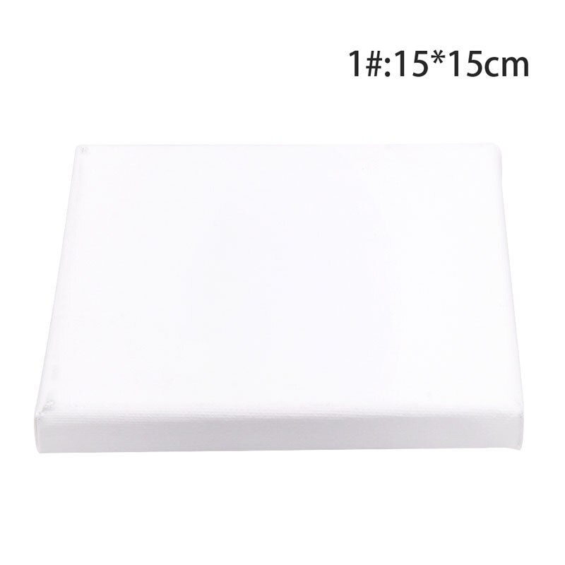 Cadre de panneau en bois carré, couleur blanche pour toile d&#39;artiste, peinture à l&#39;huile ou acrylique apprêtée: 1
