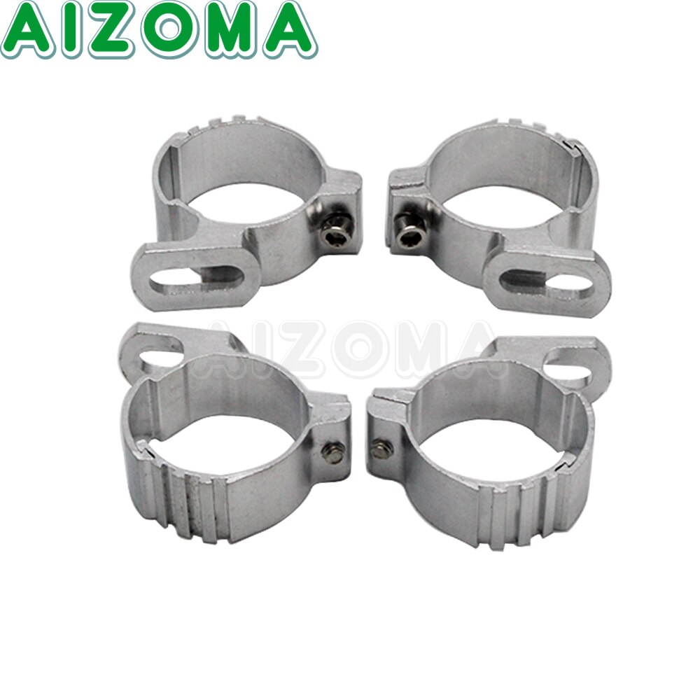 1 einstellen Motorrad Viertel Scheinwerfer Verkleidung Windschutzscheibe 35-50mm 45mm 49mm Gabel Klemme Halterung Für Harley sportster XL 883 1200 Dyna