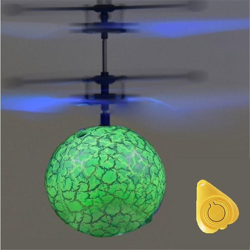 Flygande helikopter mini ufo drönare uppgradering infraröd induktion fjärrkontroll flygplan elektronisk modell leksak barn födelsedag: Grön
