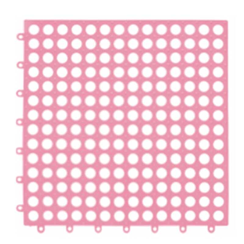 Top Badkamer Matten Badkamer Tapijt Set Mesh Zacht Plastic Antislip Voet Massage 6 Kleuren Voor Kiezen gratis Combinatie: Pink