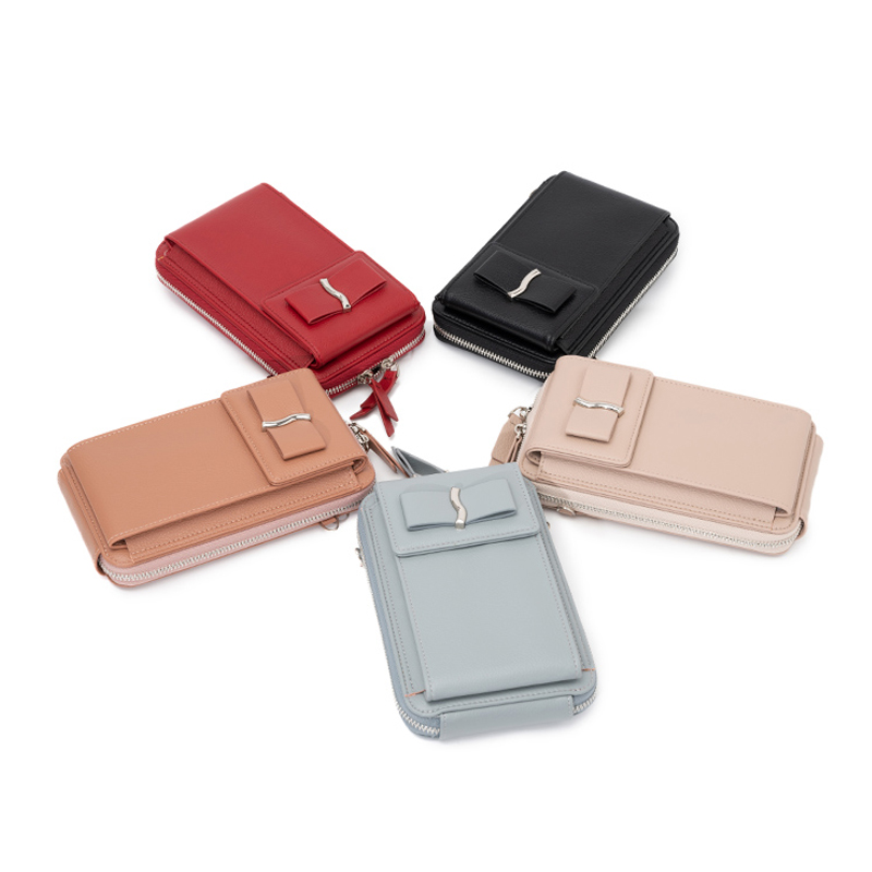 frauen Schulter Tasche Crossbody Telefon Brieftasche Kleine PU Leder Geldbörse Karte Halfter Für Weibliche