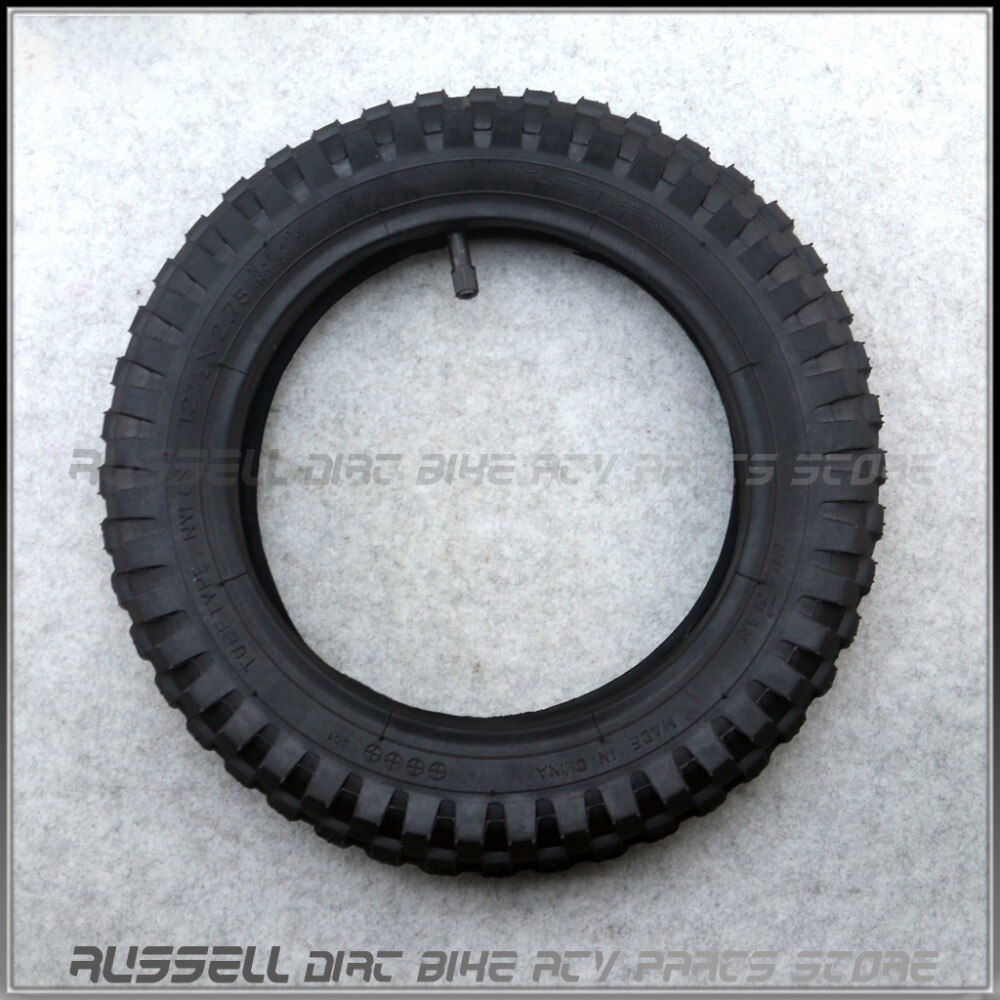 Pneu + chambre à air 12 1/2x2.75 12.5x2.75 pour Mini pneu de vélo de saleté rasoir fusée MX350 MX400 Scooter