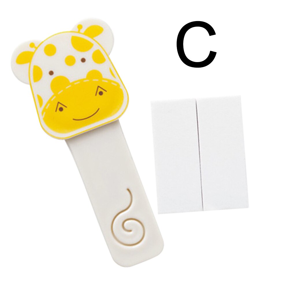 Mignon dessin animé toilette couverture dispositif de levage salle de bain couvercle poignée autocollant siège sanitaire accessoires J2Y: c