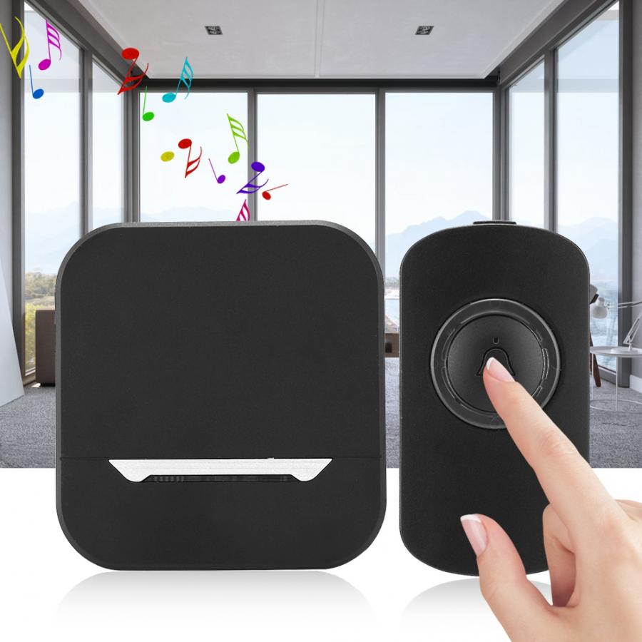 Sonnette Sans Fil Solaire à Musique Longue Portée - Étanche, Pour Grande Maison, Tension 3.7V, Neuf