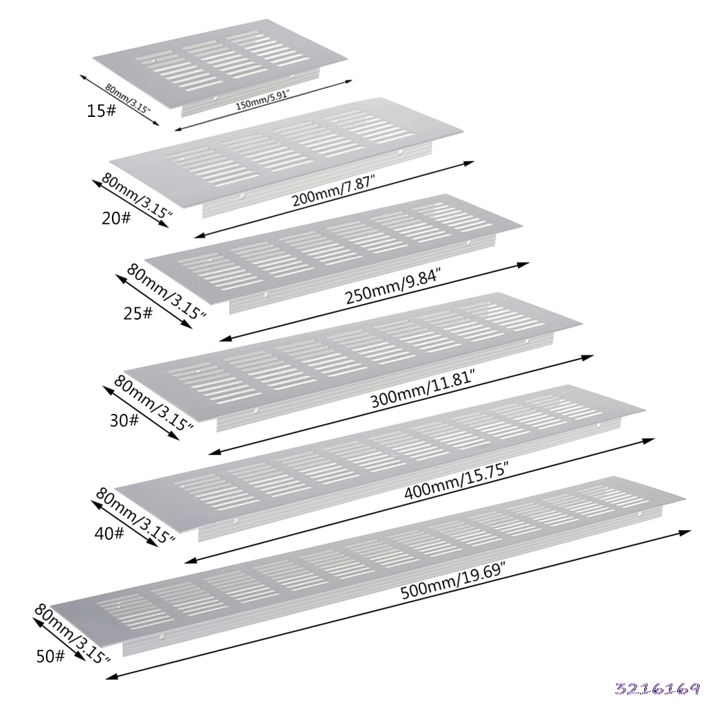 Aluminum Alloy Air Vent Perforated Sheet Web Plate Ventilation Grille