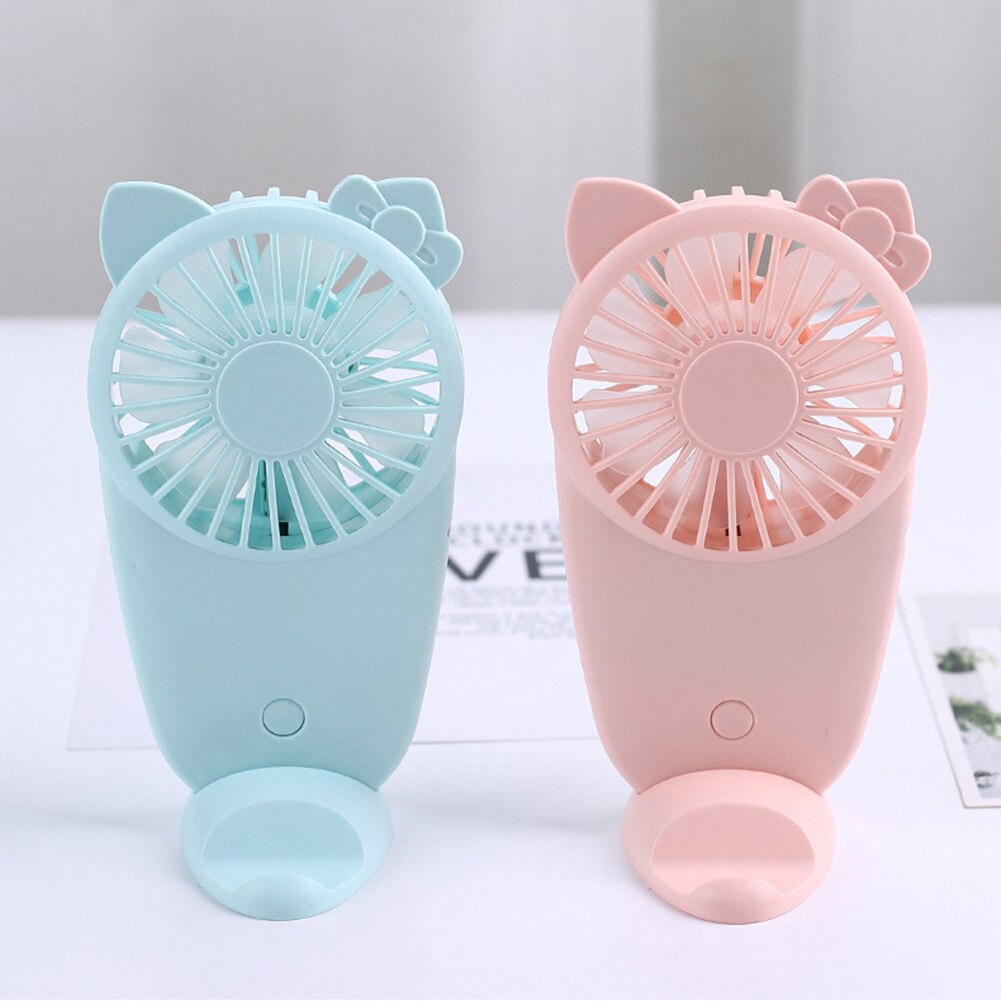 USB Mini Fan Phone Holder Bracket Portable Electric Handheld Air Cooler Fan Student Home Travel Outdoor Ventilador