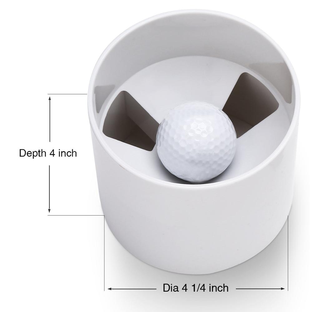Golfhål koppringar för att sätta grön standard plast träning boll sockel tillbehör golf utomhus övning kopp utrustning vit