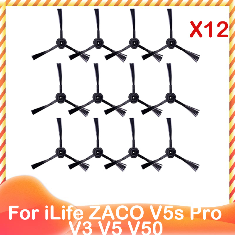 per iLife ZACO V5s pro V3 V5 V5s V3s V50 X5 Spazzola laterale di ricambio HEPA Prefiltro Mocio Panno robot Aspirapolvere: Cielo Blu