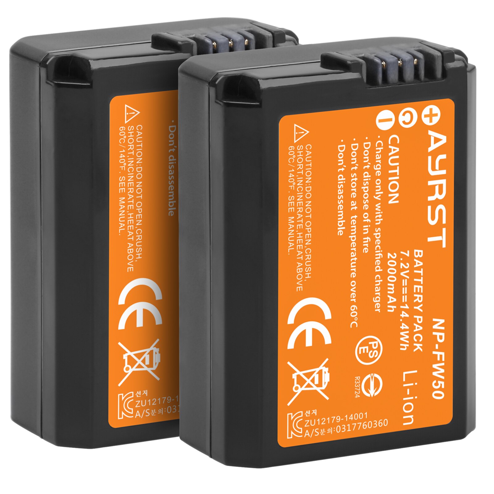 2000mah NP-FW50 NP FW50 Batterie Per Foto/Videocamera + Doppio LED Del caricatore DEL USB PER Sony Alpha a6300 a6500 a7 7R a7R a7R II a7II NEX-3 a7S NEX-7: 2Battery