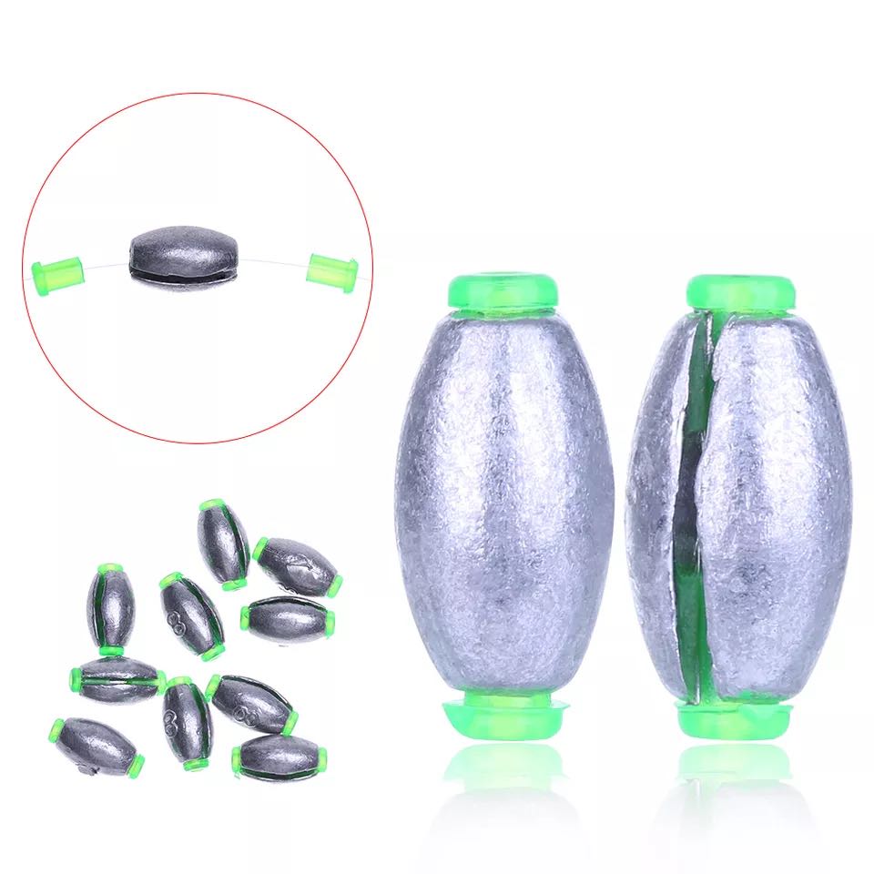 Pesas de pesca de 2g-30g, accesorios de pesca de carpa, 5/10 piezas