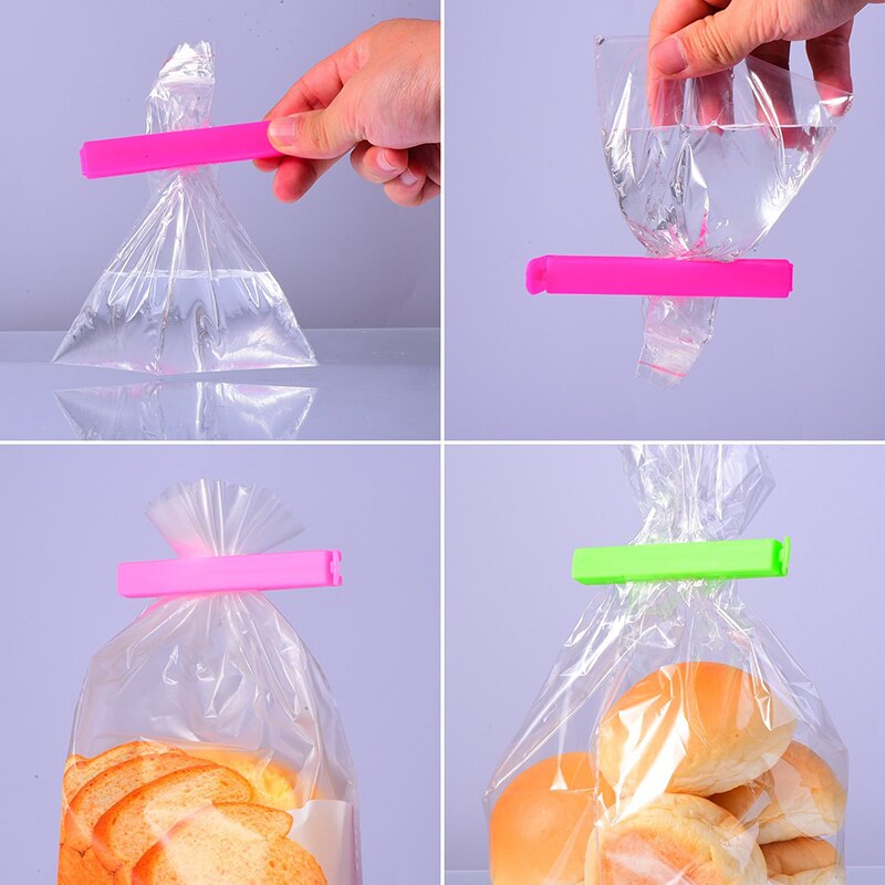 1/5/10/20 stk organizer mad snack forsegling forseglingspose klip plast forsegler klemme 11*1.5*1.3cm