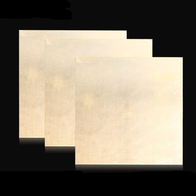 100 x 100 x 5mm h62 mässingsplåt med hög hållfasthet manuellt material diy-verktyg verktyg mässingsblockplåtbitar