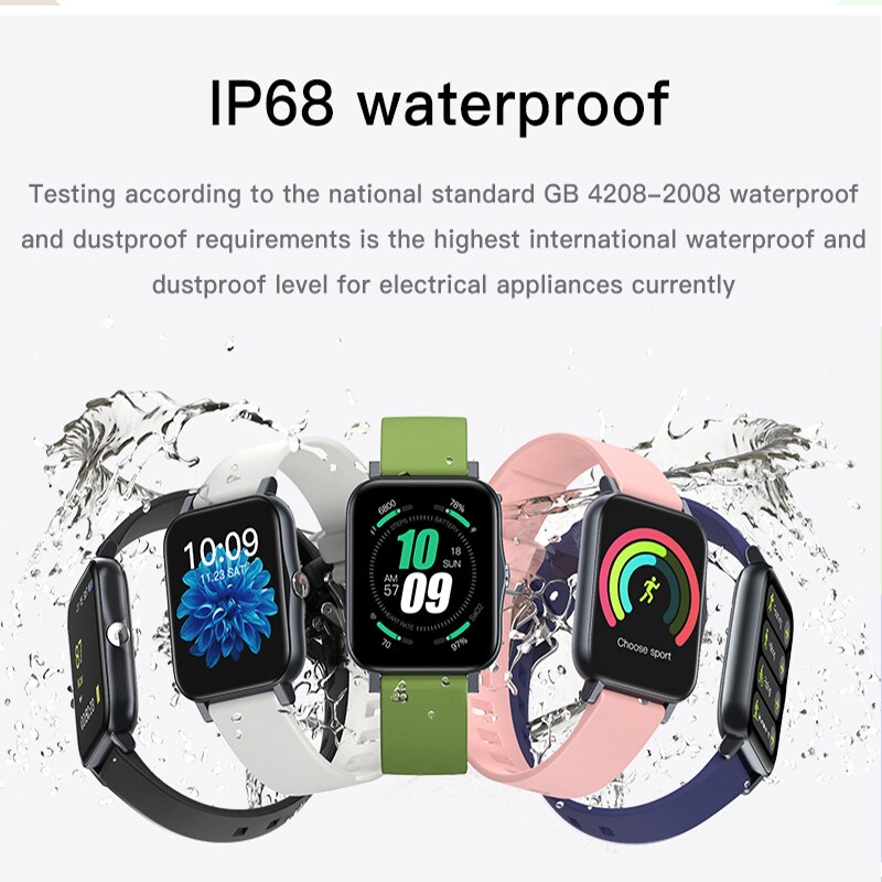 Smartwatch voll berühren S80 OutdooSport Modus Plus Clever Uhr Männer Herz Bewertung Monitor Für iOS Android Uhren Profi