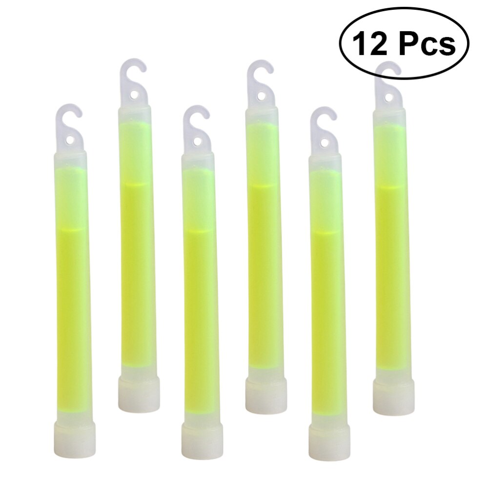 10PCS 6-INCH Industrial Grade Glow Sticks Ultra Bright Emergency Light Sticks - Green: Green 1