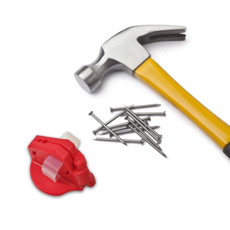 Sikkerhetsspikerholder magnetisk hjemme trebearbeiding vegg spikerbeskyttelsesklips spikerholder håndverktøy