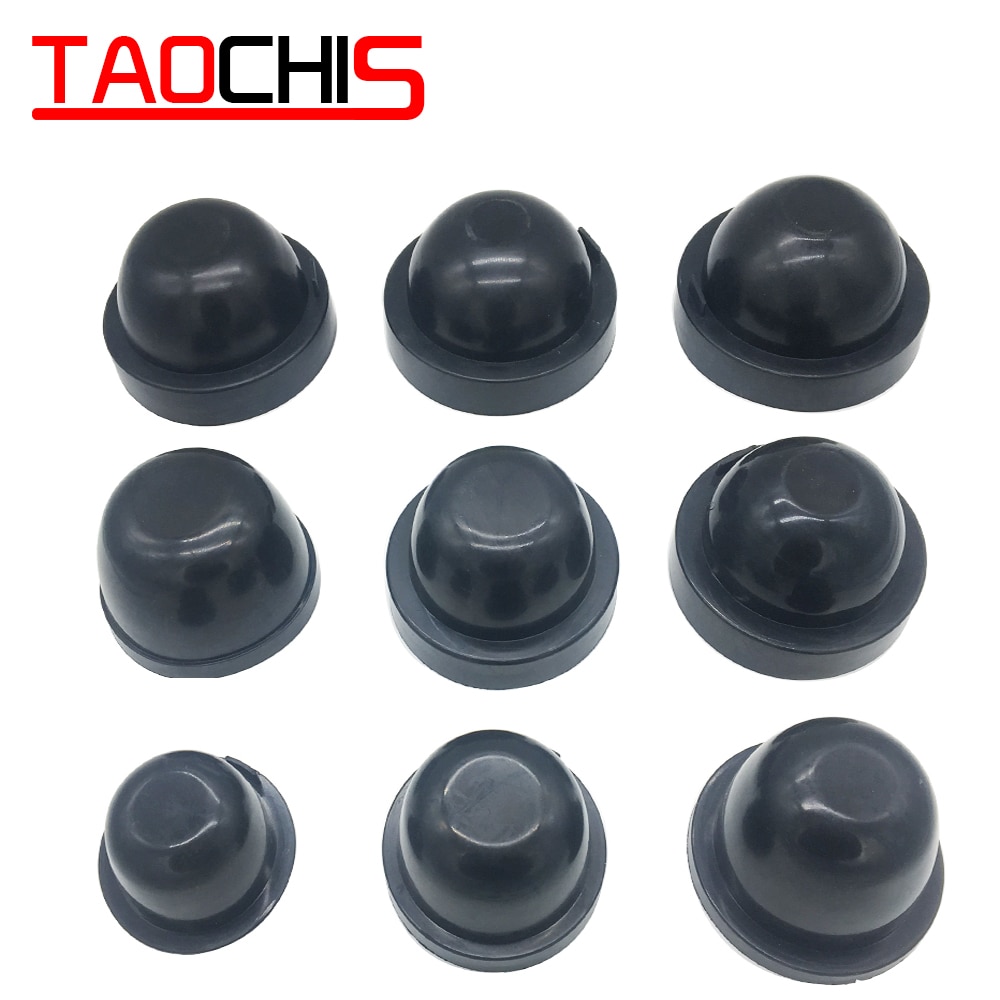 Taochis 2 Stuks Auto Licht Koplamp Stofkap Rubber Stofdicht Voor HID LED 65mm-110mm Waterdichte Afdichting koplamp Cover Cap