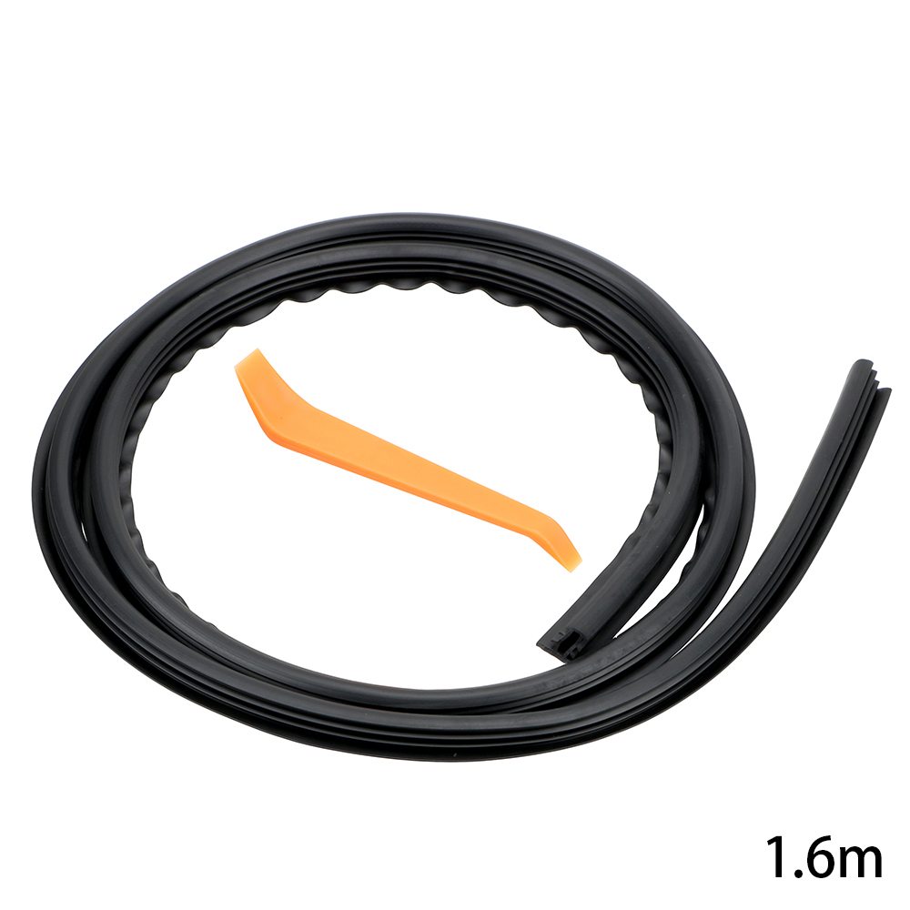 Auto Stickers Filler Tochtstrip Universele Auto Rubber Dashboard Seal Strip Noise Sound Isolatie Rubber Strip: 1.6m