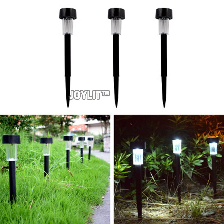1pcs/lot waterproof RGB White Solar tube light solar energy charging led lawn lamp stainless steel for garden