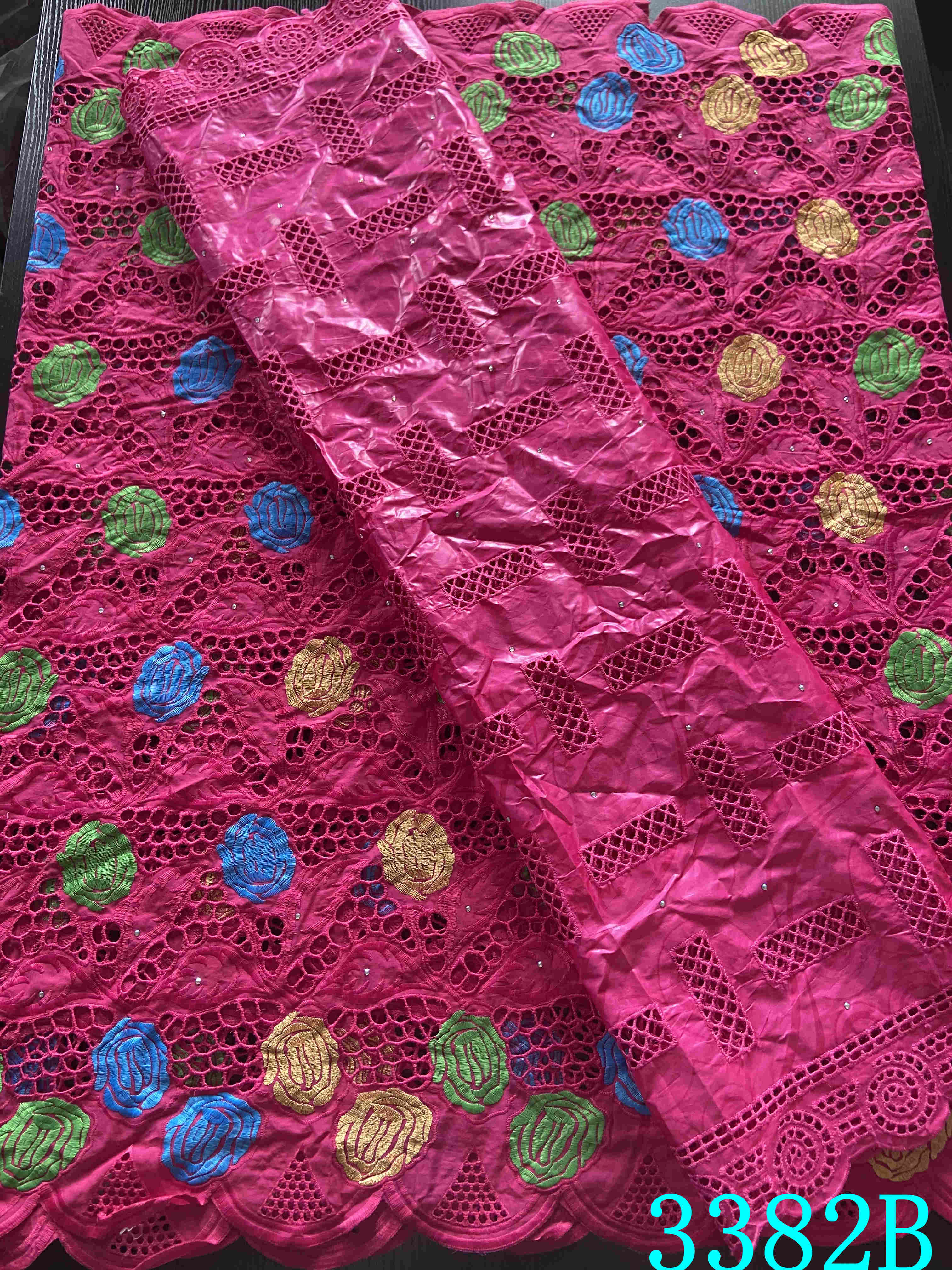 2.5+2.5 yard Bazin Riche African 100% Cotton Fabri... – Vicedeal
