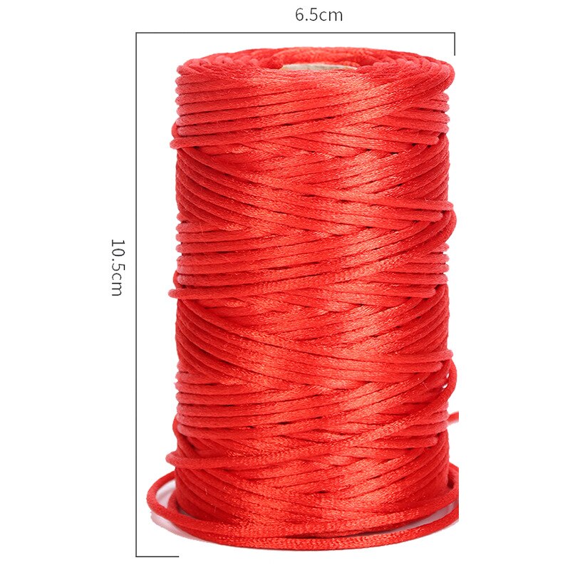 100m wosk poliestrowe sznurki skórzane szycie 2mm gruba woskowana nić robić tworzenia bransoletek, projekty skórzane, introligatorskie, makrama: Default Title