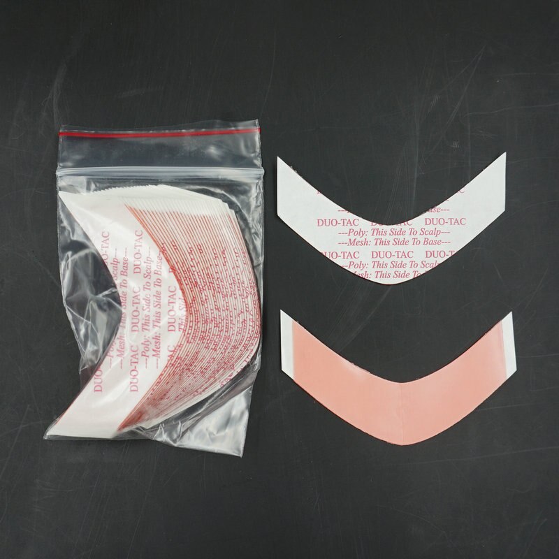Rosa Duo-Tac adhesivo de doble cara la peluca con malla frontal apoyo cinta/C contorno T009