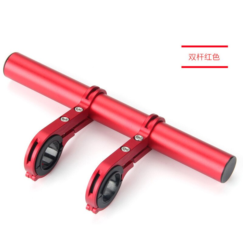 Fiets Stuur Extender, Fiets Stuur Extension Aluminium Mount Houder Dubbele Klem Fiets Beugel Fiets Accessoires: 20cm red