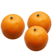 Fruit Artificial oranges Model Realistic Lifelike Display Food Ornament