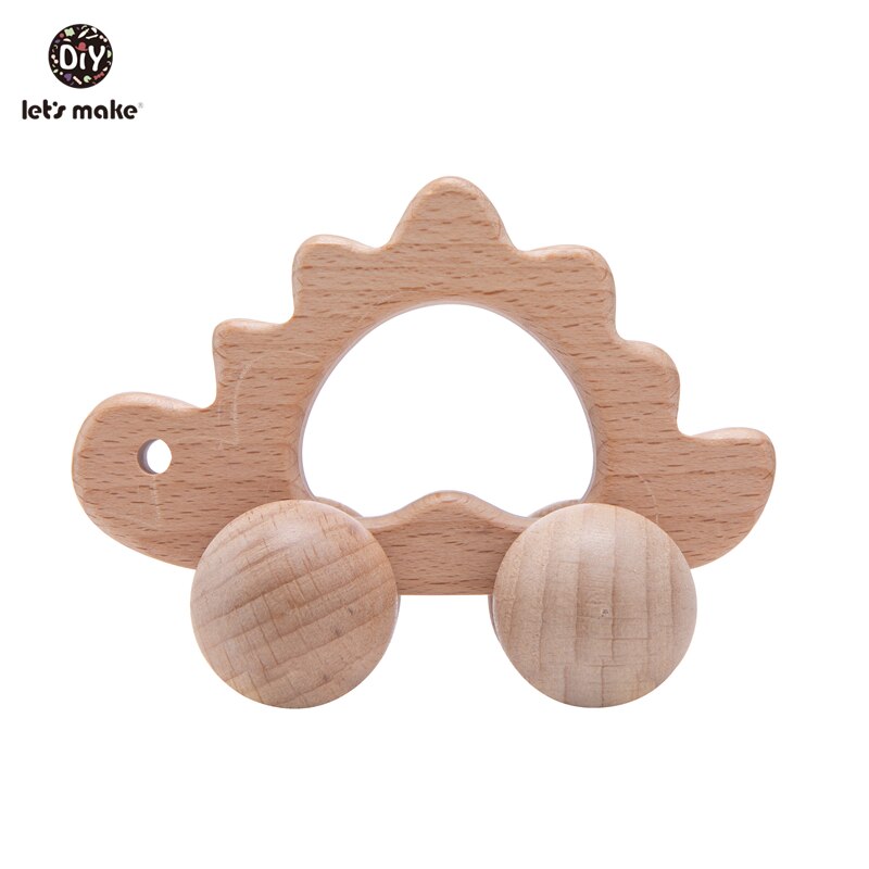 Lassen sie Machen Buche Holz Spielzeug 0-12Month 1PC Baby Spielzeug Elefanten Hedgehog Schildkröte Auto Pädagogisches Kleinkinder Entwicklungs Newbron: 2