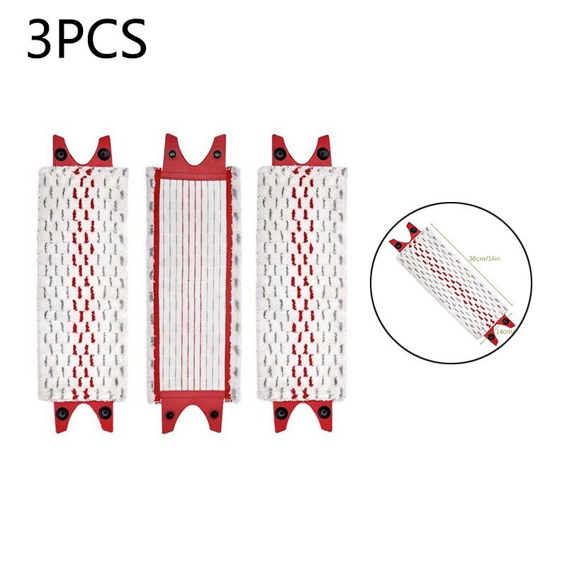 3Pcs Wasbare Mop Hoofd Pad Huis Schoonmaken Dweilen Doek Vervanging Voor Vileda Ultramax /1-2 Spray Mop accessoires
